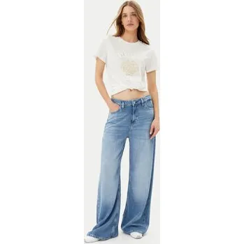 Pánské tričko Guess T-Shirt E5GI03 K8G01 Bílá Regular Fit XS