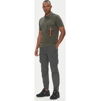 Pánské kalhoty Parajumpers Joggers kalhoty Rescue Zander 25SMPMPARR01 Šedá Tapered Fit S