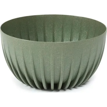 Květináč Plastová mísa Mira eco recycled 300 mm, šedozelená