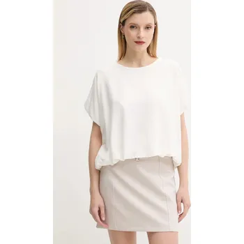 Dámská halenka Lněná halenka Answear.LAB dámská, bílá barva, hladká 5263.iak 00X, vel. S