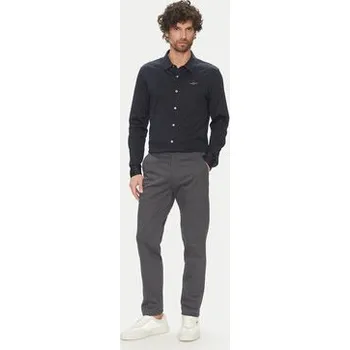 Oblečení a móda Aeronautica Militare Košile 251CA1279J683 Tmavomodrá Regular Fit L