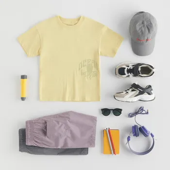 Chlapecké kalhoty Reserved - Bavlněné šortky - hroznová - 4427N-48X - 4427N-48X-170