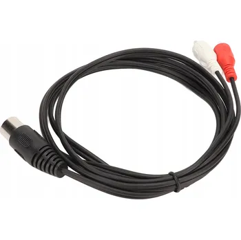 5-Pin DIN samec na 2 RCA samec kabel stíněný