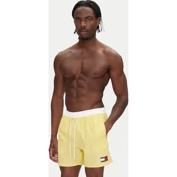 Pánské plavky Plavkové šortky Tommy Hilfiger UM0UM03455 žlutá 11X, vel. S