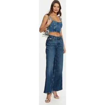 Dámské džíny Guess Jeans Jeansy W5RA0Y D5M42 Tmavomodrá Regular Fit 31_34