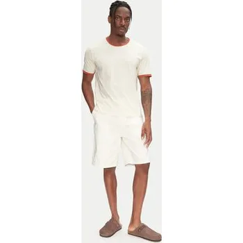 Pánské tričko Jack & Jones T-Shirt Ringer 12277262 Écru Regular Fit M