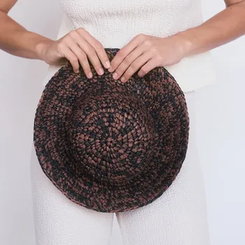 Čepice Reserved - Slaměný klobouk - hnědá - 761CO-88X - 761CO-88X-S