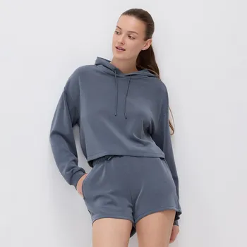 Reserved - Kraťasy s vysokým podílem viskózy - tmavě šedá - YH608-90X - YH608-90X-L