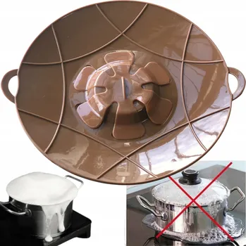 Hrnec Silikonové víko proti kynutí antikipiel Na Hrnec Mléko Polévka 30 cm