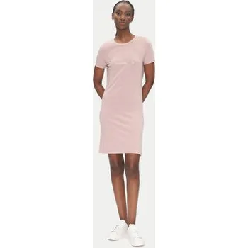 Dámské šaty EA7 Emporio Armani Každodenní šaty 7W000478 AF12500 U4079 Růžová Regular Fit XS
