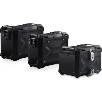 Zavazadlo na motocykl Adventure set TRAX ADV Black. Moto Guzzi V85 TT (24-).