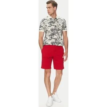 Tommy Hilfiger Šortky z materiálu Brooklyn MW0MW23563 Červená Regular Fit 34