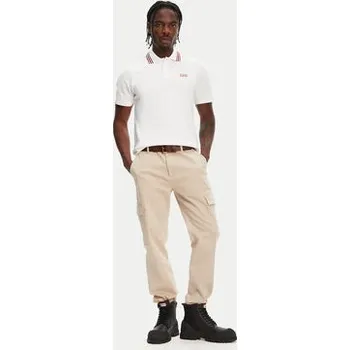 Pánské tričko Hunter Polokošile Noris SS HARM0037242 Bílá Regular Fit XXL