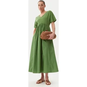 Dámské šaty Weekend Max Mara Každodenní šaty Brozno 2515621082 Zelená Relaxed Fit XS