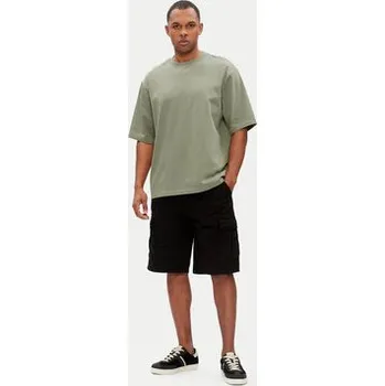 Pánské kraťasy Guess Jeans Šortky z materiálu M5GD45 WGCV1 Černá Regular Fit 30