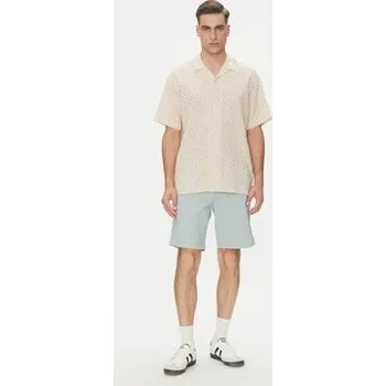 Jack & Jones Šortky z materiálu Jaiden 12274983 Světle modrá Relaxed Fit S