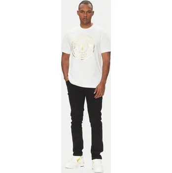 Pánské tričko Versace Jeans Couture T-Shirt 78GAHT01 Bílá Regular Fit XXL