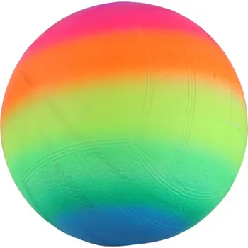 Dětský míč Gumový plážový míč s palmou a duhovým vzorem 22cm