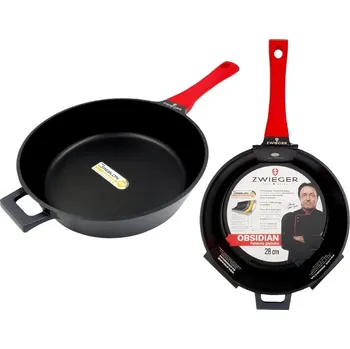 Pánev Tradiční pánev Zwieger Obsidian 28 cm s nepřilnavým povrchem