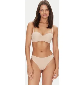 Podprsenka Tommy Hilfiger Podprsenka Bardot UW0UW05378 Béžová 80B