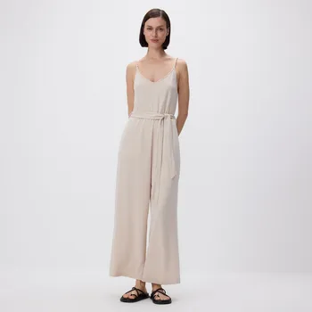 Dámské šaty Reserved - Overal s modalem - béžová - XO724-08X - XO724-08X-XL