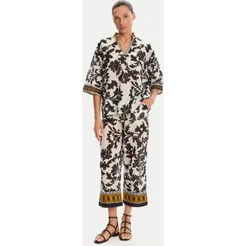 Dámská halenka Devotion TWINS Halenka Ethnic 025.004G Černá Loose Fit L