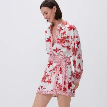 Dámská sukně Reserved - Sukně s potiskem - červená - YN715-33P - YN715-33P-XL