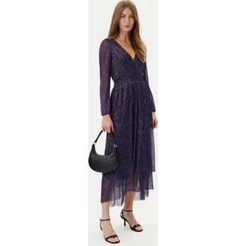 Dámské šaty Pepe Jeans Každodenní šaty Althea PL953637 Fialová Regular Fit M