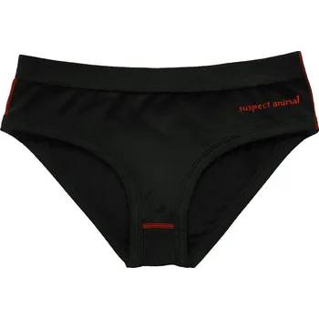 Dětské funkční kalhotky Basic ROBOT černá Bamboo Ultra - Oranžová / 110