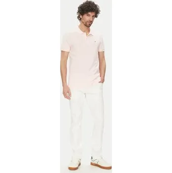 Pánská košile Tommy Jeans Polokošile DM0DM20676 Růžová Slim Fit XXL