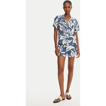 Banana Moon Košile Taylor Floreal MHX74 Modrá Loose Fit L