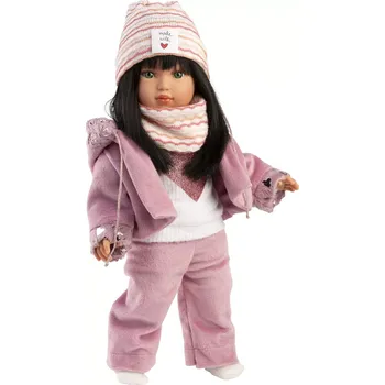 Panenka Llorens 54051 GRETA - realistická panenka s měkkým látkovým tělem - 40 cm