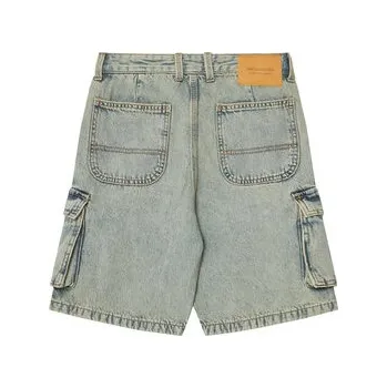 Pánské kraťasy Jack & Jones Junior Džínové šortky Alex 12278977 Modrá Baggy Fit 146