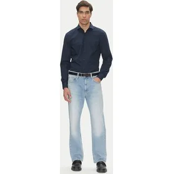 Pánská košile HUGO Košile C-Jason 50293691 Tmavomodrá Slim Fit 41