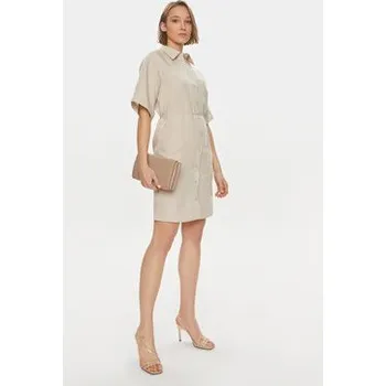 Dámské šaty Calvin Klein Košilové šaty K20K206697 Béžová Relaxed Fit 44