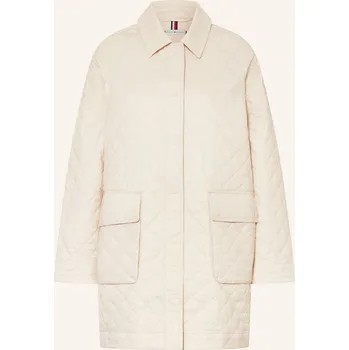 Dámský kabát Tommy Hilfiger Dámský Prošívaný Kabát, krémová, 40
