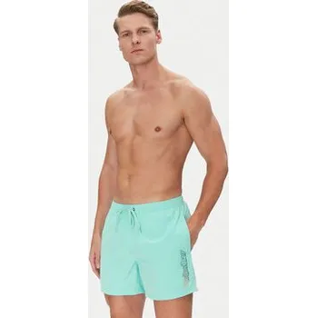 Pánské plavky Quiksilver Plavecké šortky Spl Fineline Volley 15 EQYJV04141 Tyrkysová Regular Fit S