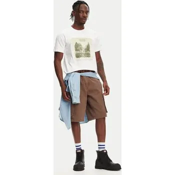 Pánské tričko Hunter T-Shirt Duart Graphic HARM0033251 Bílá Regular Fit M