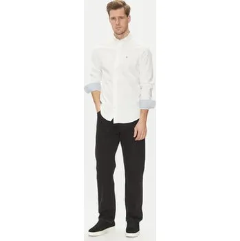 Pánská košile Gant Košile Slim Oxford Stretch 3230115 Bílá Slim Fit XXL