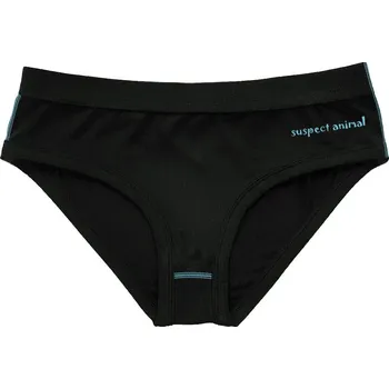 Dětské funkční kalhotky Basic EMILY černá Bamboo Ultra - Azurová / 120