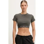 Tričko adidas Originals Rib SS Top JD0041 šedá 90X, vel. L