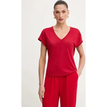 Pánské tričko Tričko Morgan DSAFIR červená 33X, vel. S