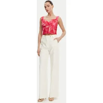 Fracomina Top FR25ST2024W775U6 Růžová Slim Fit L