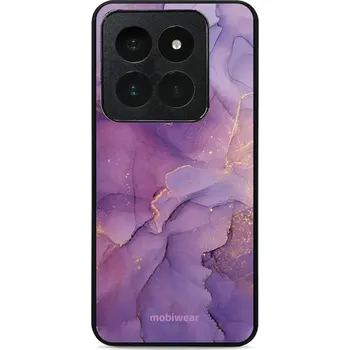 Pouzdro na mobilní telefon Lesklý kryt Mobiwear Glossy - Xiaomi 14 Pro - G050G - Fialový mramor - VÝPRODEJ (Prémiové lesklé pouzdro, obal, kryt Mobiwear Glossy na mobil Xiaomi 14 Pro - G050G - Fialový mramor, materiál Plast + TPU silikon - krytí po všech stranách, neošoupatelný)