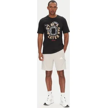 adidas T-Shirt Overtime Spring Graphic JM0291 Černá Regular Fit L