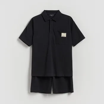 Chlapecké kalhoty Reserved - Bavlněná sada - tmavě šedá - WN488-90X - WN488-90X-152