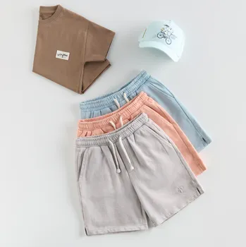 Reserved - Bavlněné šortky - světle šedá - XZ768-09X - XZ768-09X-86