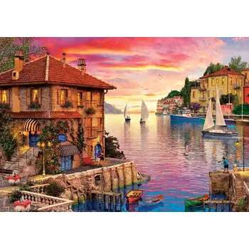 Puzzle Puzzle art puzzle středomořský přístav 1500 dílků