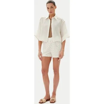 Pánské kraťasy Vila Šortky z materiálu Merinda 14105213 Béžová Regular Fit M