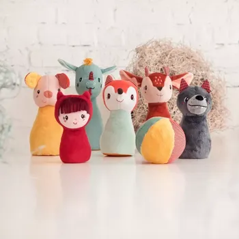 plyšák Lilliputiens Kuželky Kamarádi z lesa